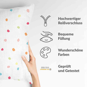 Gesundheitskissen Punkte Bunt