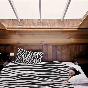 Therapiedecken Baumwollbezug Zebra Print