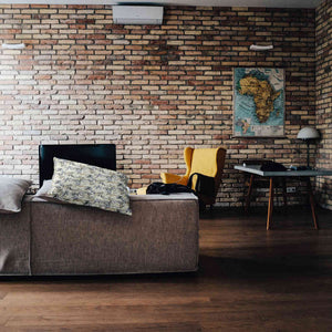 Gesundheitskissen Blattmuster Beige